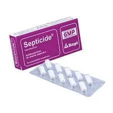 SEPTICIDE 500 MG CAJA X 10 COMPRIMIDOS - Ecofarma