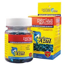 BALLENA AZUL PERLAS AZULES FCO  X 100 CAPSULAS - Ecofarma