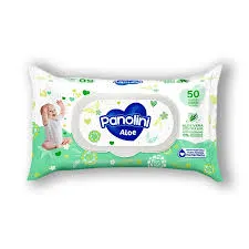 TOALLITAS HUMEDAS PANOLINI ALOE X 50 UNID - Ecofarma