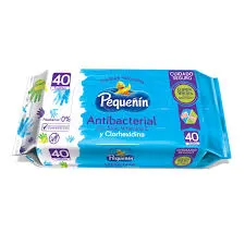 TOALLITAS HUMEDAS PEQUEÑIN ANTIBACTERIAL X 40 UNID. - Ecofarma
