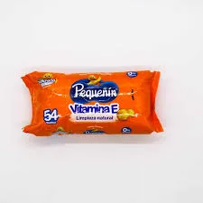 TOALLITAS HUMEDAS PEQUEÑIN CON VITAMINA E X 54 UNIDADES - Ecofarma