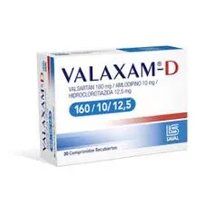 VALAXAM D 160/10/12.5 MG CAJA X 30 COMPRIMIDOS - Ecofarma
