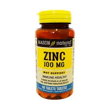 ZINC 100 MG FCO X 100 TABLETAS - Ecofarma