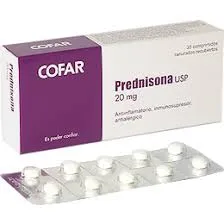 PREDNISONA 20 MG CAJA X 30 COMPRIMIDOS - Ecofarma