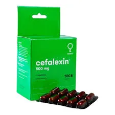 CEFALEXIN 500 MG CAJA X 100 CAPSULAS - Ecofarma