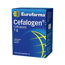 CEFALOGEN CEFTRIAXONA 1 G CAJA X 1 AMPOLLA I.M. - Ecofarma