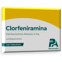 CLORFENIRAMINA 4 MG CAJA X 120 TABLETAS - Ecofarma