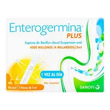 ENTEROGERMINA PLUS CAJA X 5 FRASCOS BEBIBLES - Ecofarma
