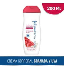 JOHNSON CREMA HIDRATANTE UVA Y GRANADA FCO X 200 ML - Ecofarma