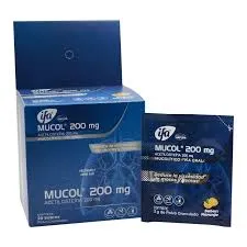 MUCOL ACETILCISTEINA 200 MG CAJA X 20 SOBRES - Ecofarma