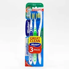 CEPILLO WISDOM FIRM PACK X 3 - Ecofarma