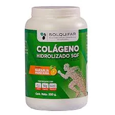 COLAGENO HIDROLIZADO CA- MG- VIT. C SQF NARANJA/ MANZANA X 300 GR - Ecofarma