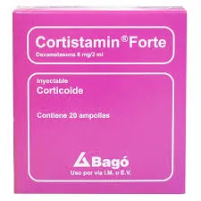CORTISTAMIN FORTE 8 MG CAJA X 20 AMPOLLAS - Ecofarma