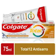 CREMA DENTAL COLGATE TOTAL 12 ANTI SARRO TBO X 75 ML - Ecofarma