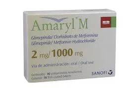 AMARYL M 2/1000 MG CAJA X 16 COMPRIMIDOS - Ecofarma