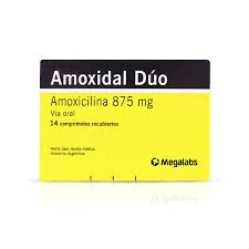 AMOXIDAL DUO 875 MG CAJA X 14 COMPRIMIDOS RECUBIERTOS - Ecofarma