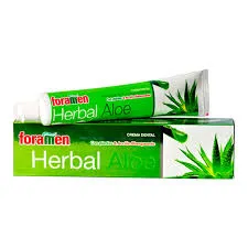 FORAMEN CREMA DENTAL HERBAL ALOE X 75 ML - Ecofarma