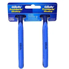 GILLETTE PRESTOBARBA ULTRA GRIP DOBLE HOJA AZUL - Ecofarma