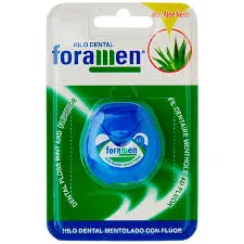 HILO DENTAL FORAMEN MENTOLADO C/FLUOR X 50 MT SEDA - Ecofarma