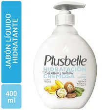 JABON LIQUIDO PLUSBELLE HUMECTACION NATURAL X 400 ML - Ecofarma