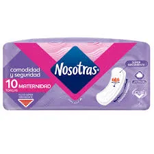 NOSOTRAS MATERNIDAD POSPARTO X 10 TOALLAS - Ecofarma