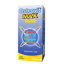 OSTEOVIT MAX BANANA  SUSPENCION 180ML - Ecofarma