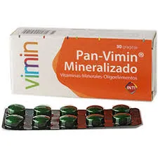 PAN VIMIN MINERALIZADO GRAGEAS CAJA X 30 - Ecofarma
