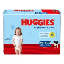 PAÑAL HUGGIES TRIPLE PROTECCION XG X 28 - Ecofarma