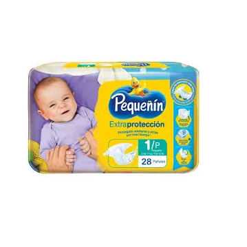 PAÑAL PEQUEÑIN X 28 UNID. TALLA "1/P" - Ecofarma
