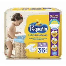 PAÑAL PEQUEÑIN X 36 UNID. TALLA " 4/XG " - Ecofarma