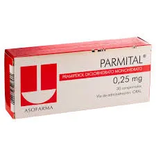 PARMITAL 0.25 MG CAJA X 30 COMPRIMIDOS - Ecofarma