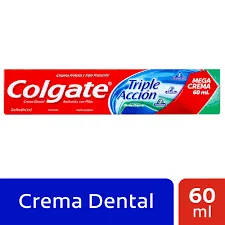 PASTA DENTAL COLGATE TRIPLE ACCION FRESCURA TBO X60 GR - Ecofarma