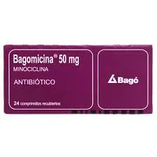 BAGOMICINA 50 MG CAJA X 24 COMPRIMIDOS - Ecofarma