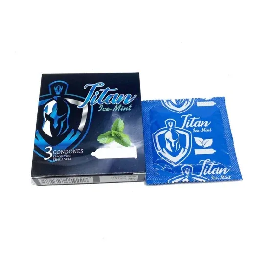 PRESERVATIVO TITAN ICE-MINT X 3 UNID - Ecofarma