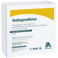 KETOPROFENO 100 MG CAJA X 100 APOLLAS - Ecofarma
