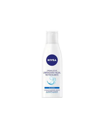 NIVEA LECHE LIMPIADORA FACIAL REFRESCANTE PIEL NORMAL X 200 ML - Ecofarma