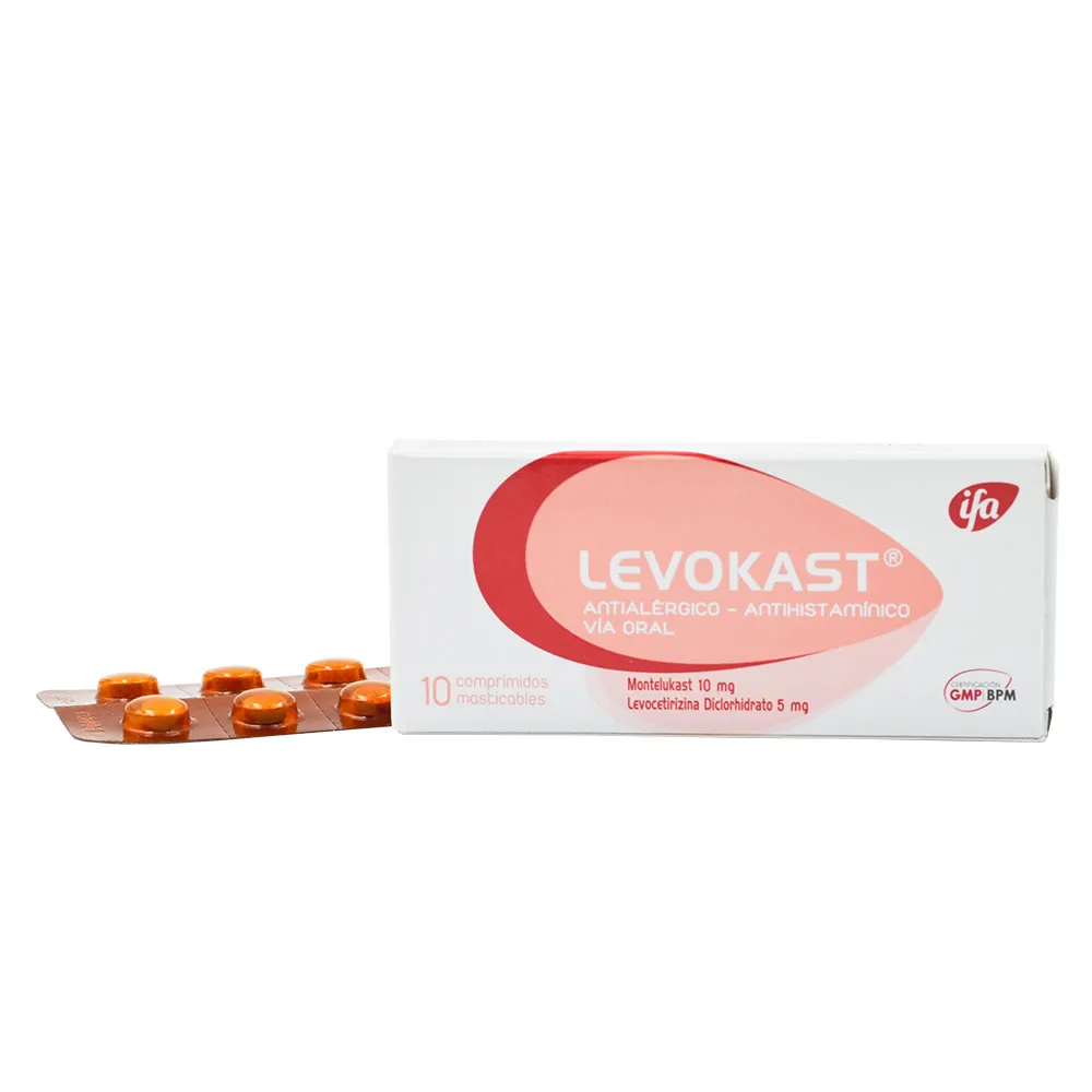 LEVOKAST CAJA X 10 COMPRIMIDOS - Ecofarma