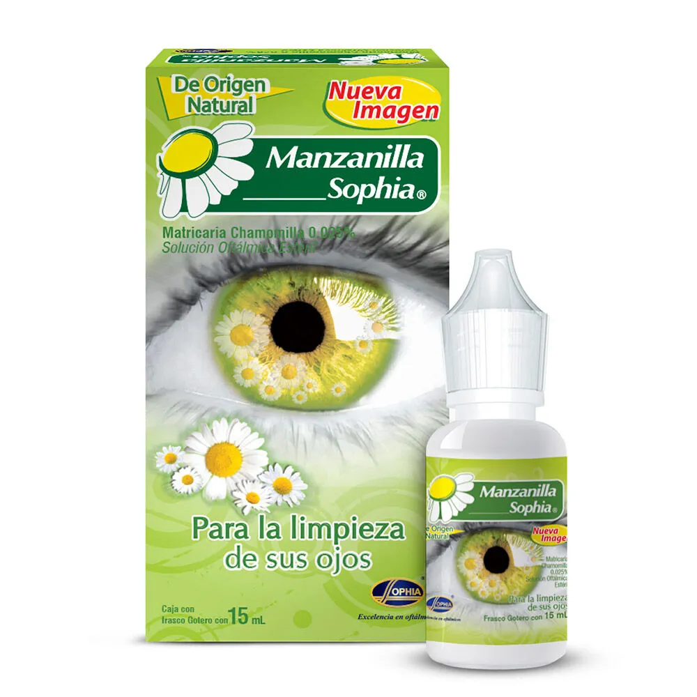 MANZANILLA SOPHIA SOL. OFTALMICA X 15 ML - Ecofarma