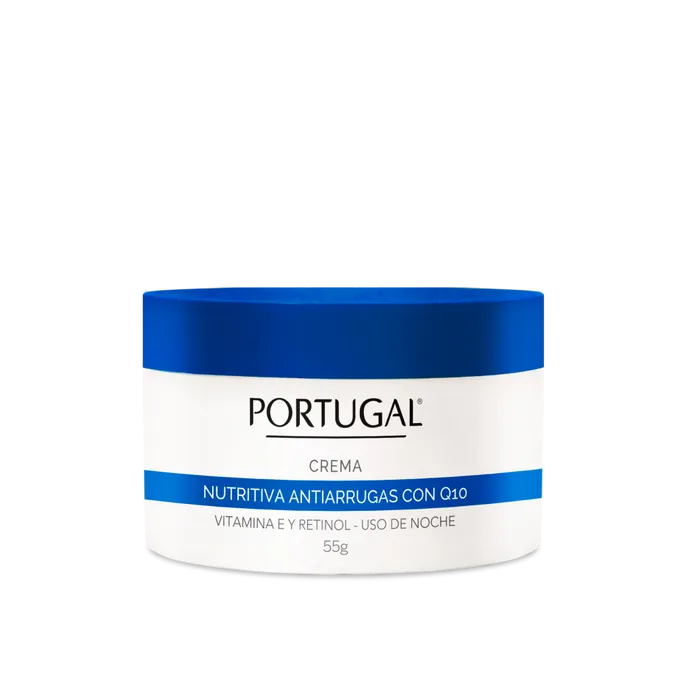 CREMA ANTIARRUGAS Q10 NOCHE PORTUGAL POTE X 55 GR - Ecofarma