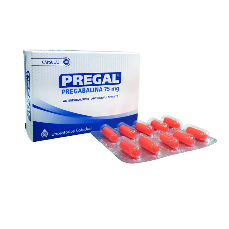 PREGAL PREGABALINA 75 MG CAJA X 30 CAPSULAS - Ecofarma