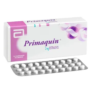 PRIMAQUIN ESTRADIOL 2 MG CAJA X 30 COMPRIMIDOS - Ecofarma