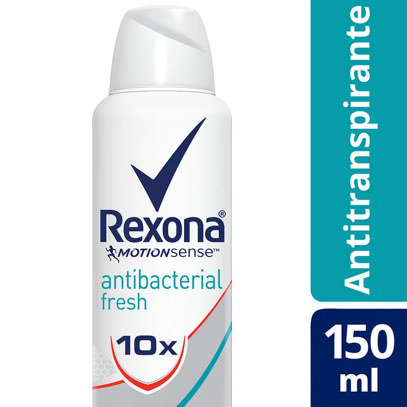 DESODORANTE REXONA ANTIBACTERIAL FRESH AEROSOL X 150 ML - Ecofarma