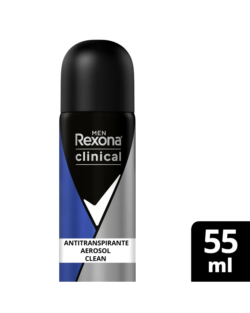 DESODORANTE REXONA MEN CLINICAL CLEAN X 55 ML - Ecofarma