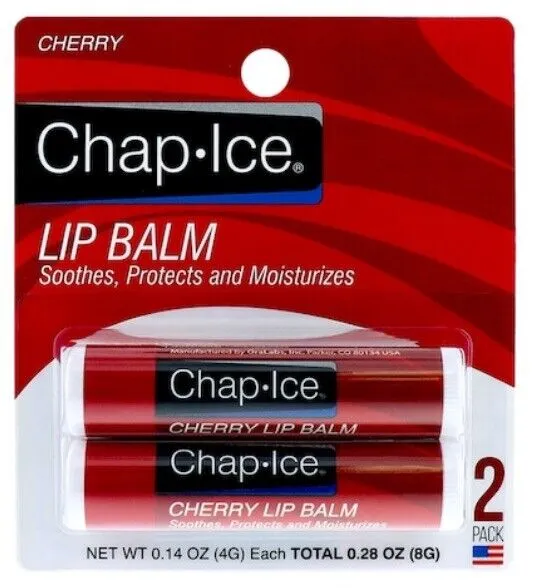 CHAP ICE LIP BALM CHERRY X 2 UNIDADES - Ecofarma