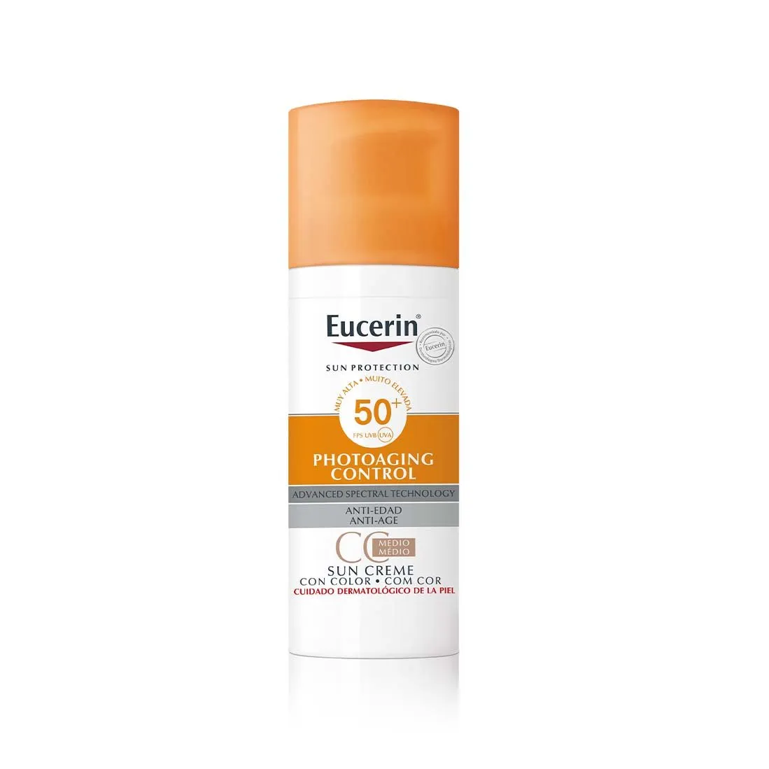 EUCERIN PHOTOAGING CONTROL FPS 50 C/COLOR CC CREAM X 50 ML - Ecofarma