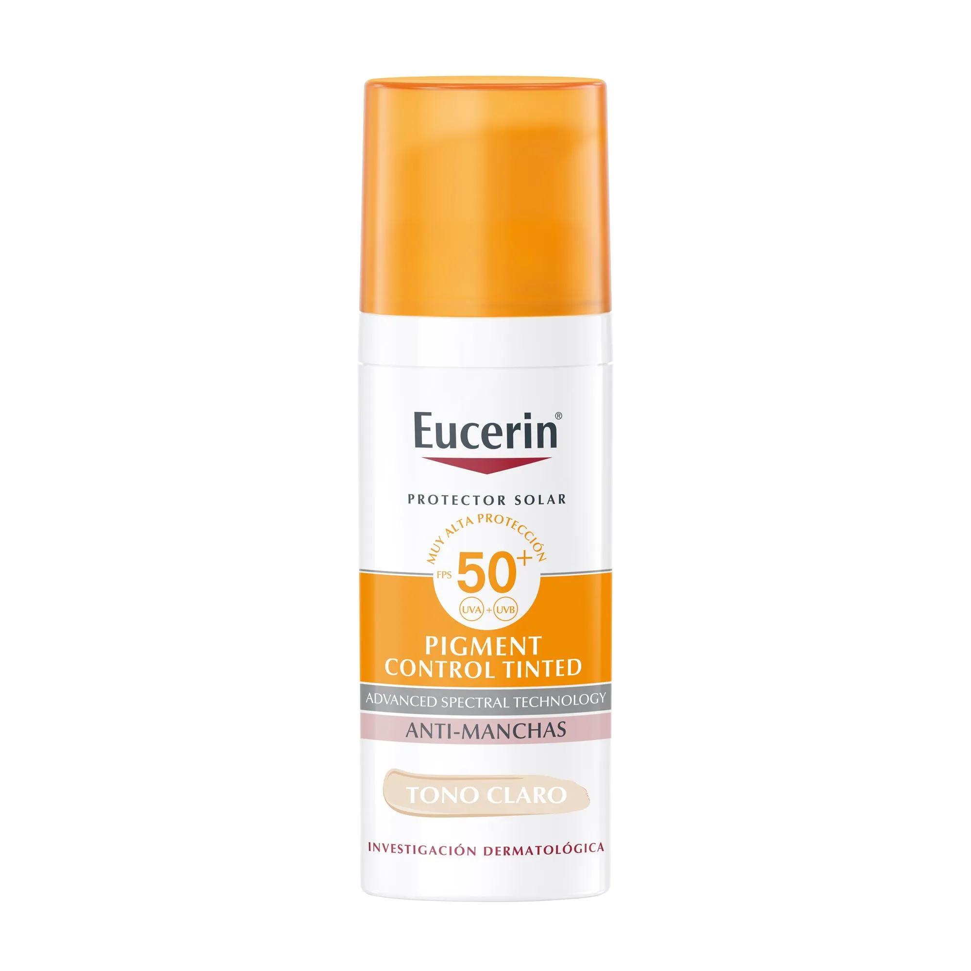 EUCERIN SUN CREME OIL CONTROL TINTED TOQUE SECO TONO MEDIO F50 X 50 ML - Ecofarma