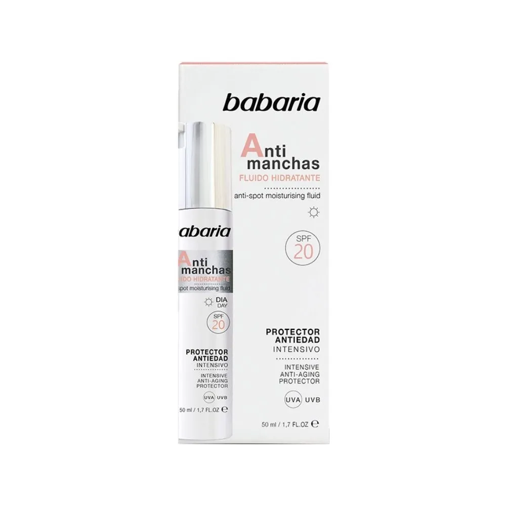 BABARIA FLUIDO HIDRATANTE ANTIMANCHAS X 50 ML - Ecofarma