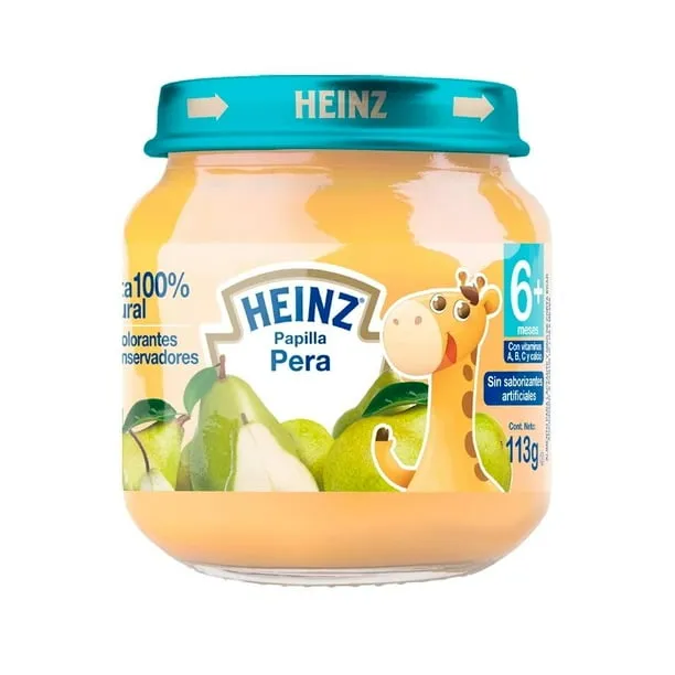 HEINZ PAPILLA PERA POTE X 113G - Ecofarma