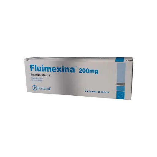 FLUIMEXINA 200 MG CAJA X 30 SOBRES - Ecofarma
