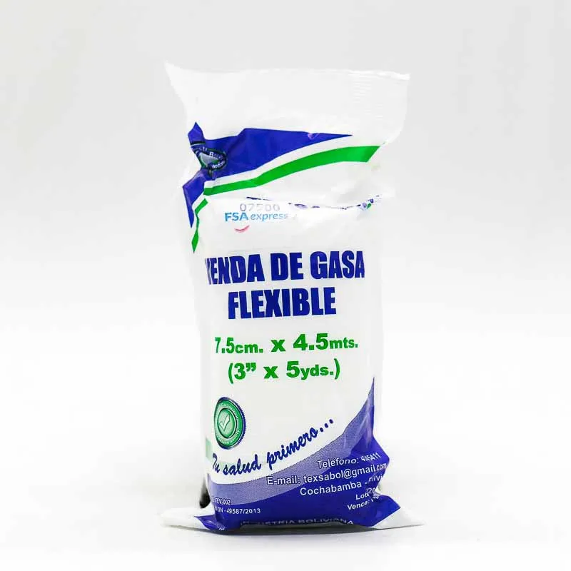 VENDA DE GASA 7.5 CM X 4.5 M - Ecofarma